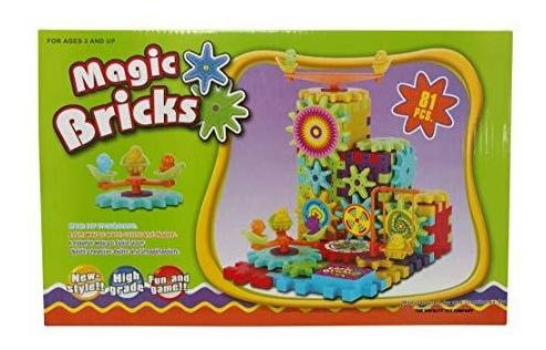 Interlocking Gears Building Blocks Construction Se