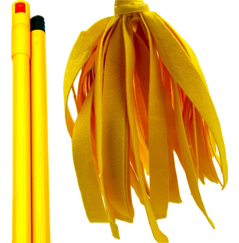 9 Mechudo Trapeador Suby Algodón Bayeta Mop C/bastón Metal