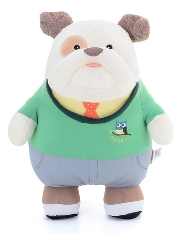 Peluche Metoo Bulldog verde 30 cm