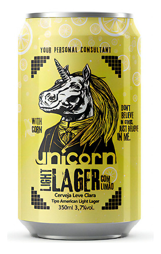 Cerveja Unicorn Light Lager 350ml