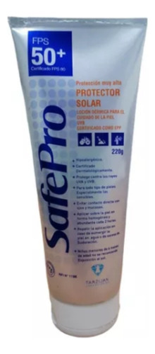 Bloqueador Protector Solar 100g Safe Pro Fps50