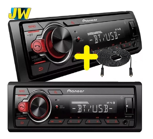Estereo Pioneer Mvh 215 Bluetooth Usb Aux Colocado Reemp 295