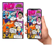 Comprar Invitación Digital Dc Superhero Girls