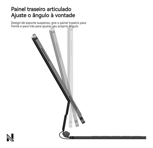 Capa Para iPad Pro De 11 De Teclado De Toque Magnético