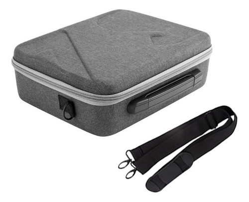 Estojo Para Drone Sunnylife Case Maleta De Transporte Para Drone Dji Mini 3 Pro Cor Cinza De Pu + Eva