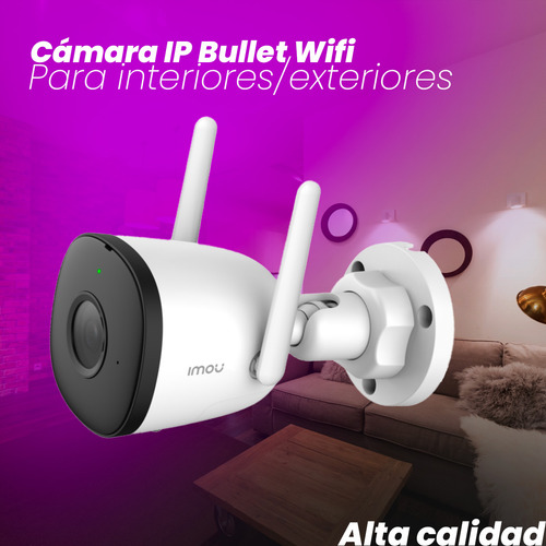 Cámara Bala Imou Ip 2 Mp Wifi Microfono 1080p 2.8mm 30ir Fue