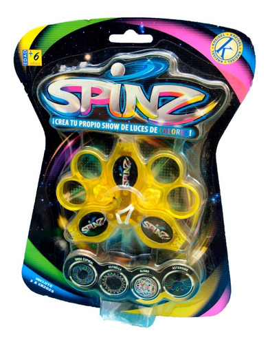 Imagen 2 de 2 de Girotron Spinz Kreisel Gyrotron Con Luz Juguete Niña Niño