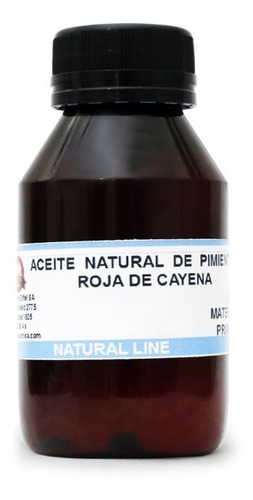 Aceite Natural De Pimienta Roja De Cayena 100ml 
