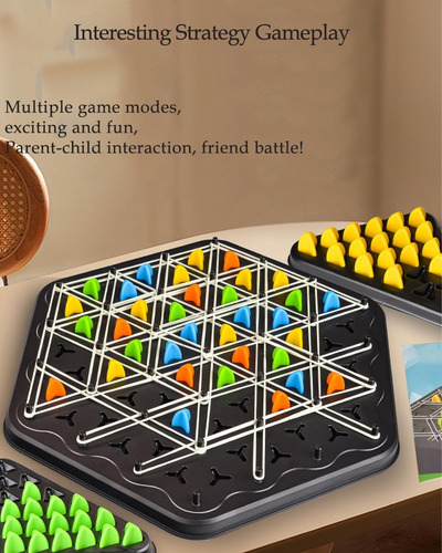 Juego De Ajedrez Triangular Familiar Niños