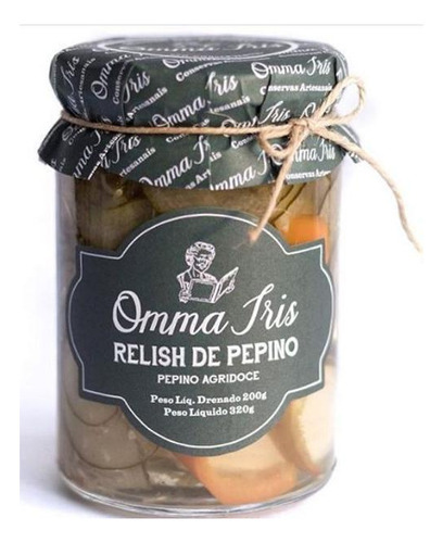 Relish De Pepino Agridoce Omma Iris 200g