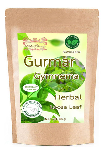 Gurmar Gymnema Sylvestre Tea 1.76 Ounce Dried Loose Lea...