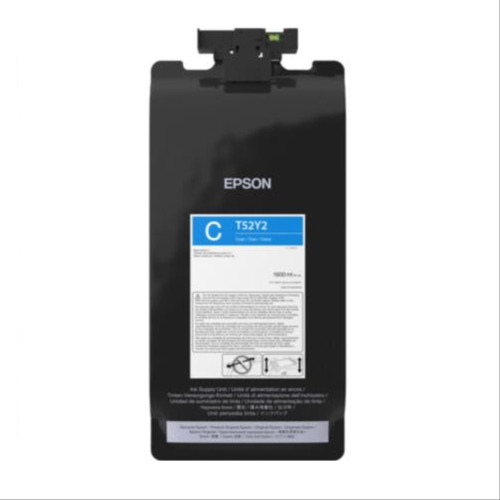 Bolsa De Tinta Epson Ultrachrome T52y220 Cian 1600ml Para