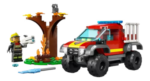 Lego City Camión De Rescate 4x4 Bomberos 97 Pzs 60393