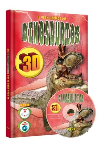 Libro Dinosaurios Visión 3d