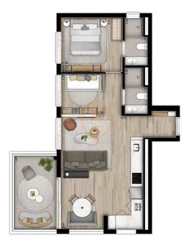 Apartamento Com 2 Dormitório(s) Localizado(a) No Bairro Sumaré Em São Paulo / São Paulo - 8707:921698