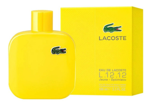 Lacoste Jaune 100ml L.12.12 Original Hombre