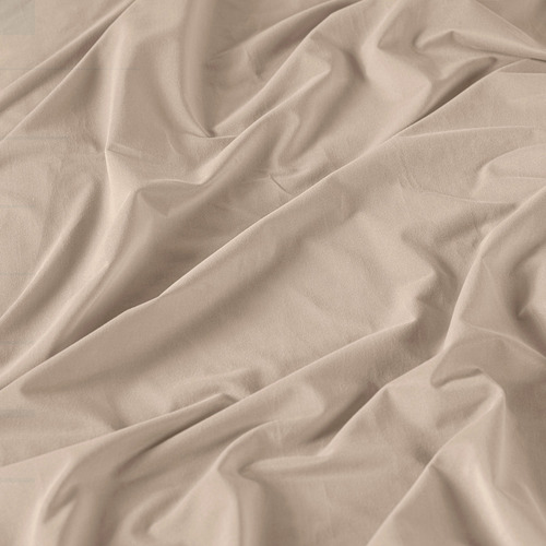 Juego De Sabanas Individual Jersey Soft Almond Beige Vianney Super Suaves Y Transpirables