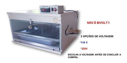 Chocadeira 70 Ovos Automática Digital Com Ovoscópio Led