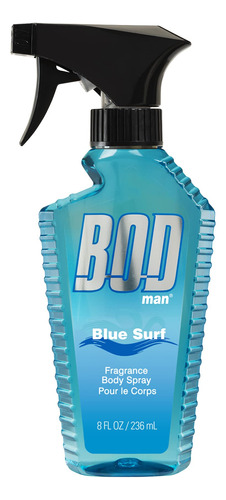 Bod Hombre Fragancia Cuerpo Spray, Azul Surf, 8fluid Ounce