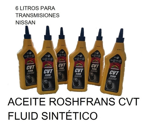 6 Litro Roshfrans Cvt Sintético Nissan X-trail Altima Sentra