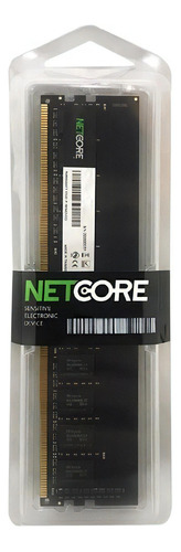 Memória RAM color preto  32GB 1 Netcore NET432768UD32