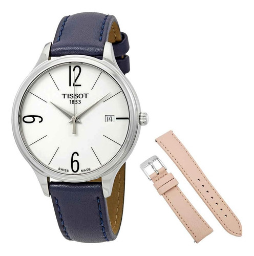 Reloj Tissot Bella Ora Para Mujer Con Esfera Blanca T