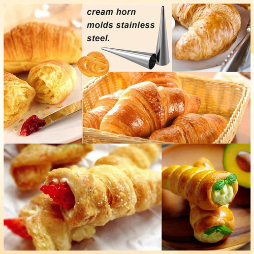 Cream Horn Molds, Juego De 12 Piezas De Conos Para Hornear D