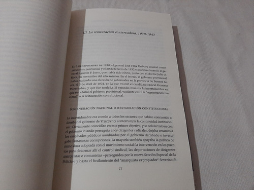Breve Historia Contemporanea Arg 1916/ 2016 L A Romero Fce