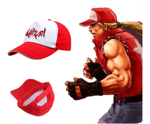 Gorra De Terry Fatal Fury Smash King Of Fighters