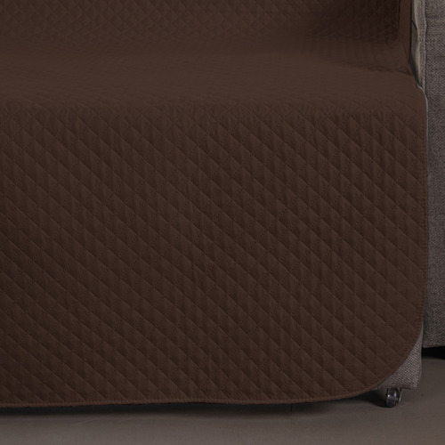 Kit Protetor De Sofá 2 E 3 Lugares Com Bolsos Laterais Liso