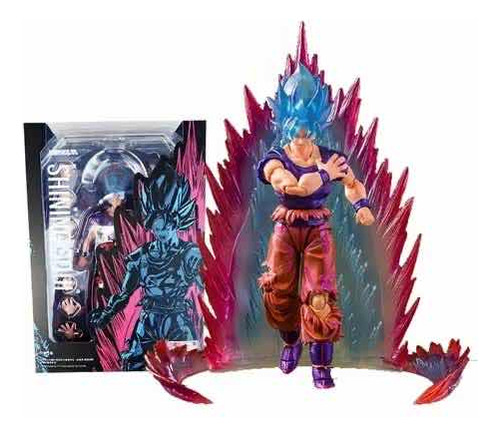 Goku Super Saiyan Blue Kaioken Shining Soul Demoniacal Fit