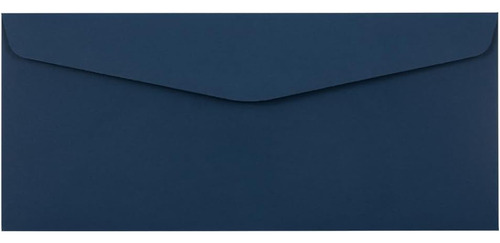 Jam Paper 10 Sobres Business Premium - 4 X 9 - Azul Marino -