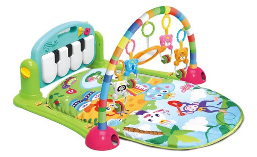 Gimnasio Piano Tapete Musical Y Luces Para Bebe He0641