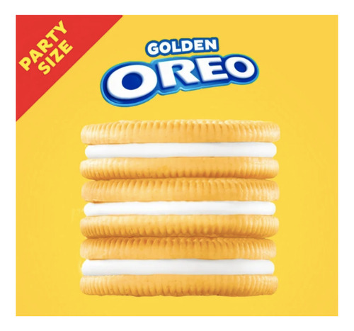 Oreo Golden Sandwich Cookies, Party Size, 684gr