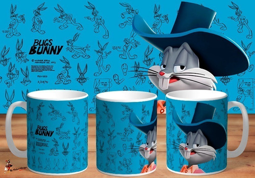 Taza - Tazón De Ceramica Looney Tunes Bugs Bunny