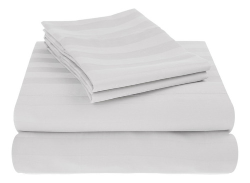 Juego De Sabanas King Size Soft Blanco Envio Gratis