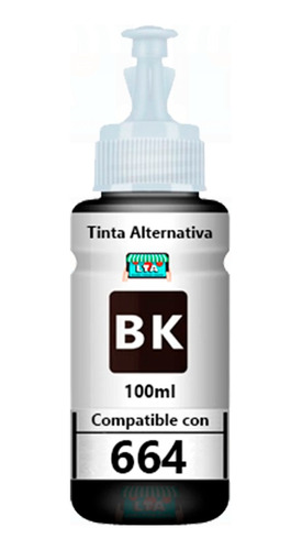 Botella Tinta Negra Alternativa Compatible Con L120