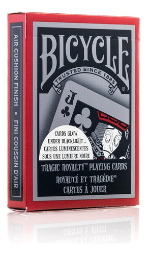 Bicycle Tragic Royalty Playing Cards,black/red