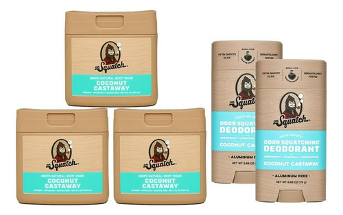 Desodorante Dr Squatch New Natural Body Waw Y Para Hombre, R