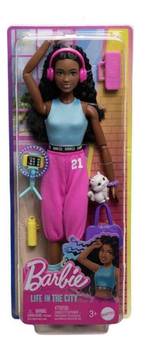 Barbie  Brookyln Life In The City  Gym Con Mascota  Mattel