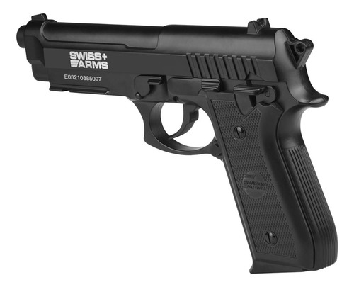 Pistola 4.5mm Swiss Arms Full Metal Pt92 + Esfera + Co2 12g