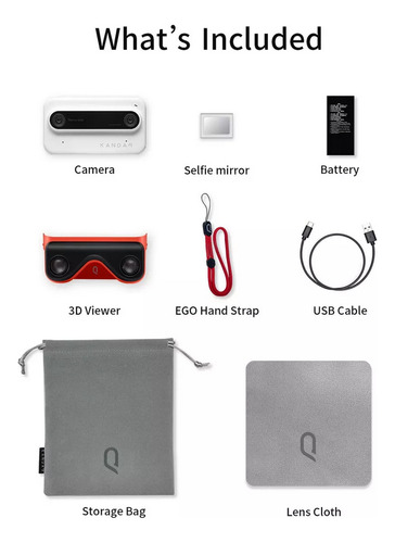 Kandao Qoocam Ego Cámara Digital 3d Vr Incluye Bateria Extra