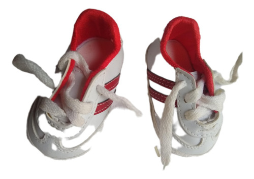 Zapatilla Matito 3 Blanca Roja 16 Plantilla 11,5 Use 1 Vez