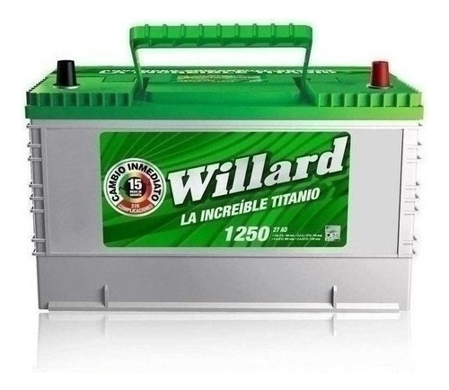 Bateria Willard Titanio 27ad-1250 Toyota Fortuner 2.7 Diesel