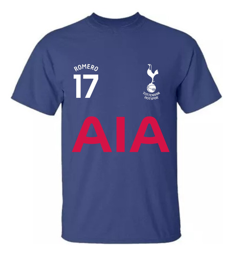 Remera De Algodón Del Tottenham - Escudo / Jugadores