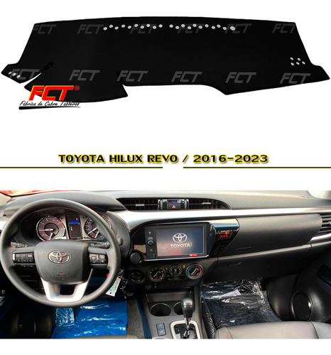 Cubre Tablero Premium / Toyota Hilux Revo / 2018 2019 2020