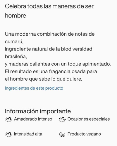 Natura Homem - Eau De Parfum Homem Potence 100 Ml
