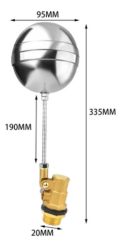 Válvula De Esfera Flutuante De Aço Inoxidável Para Água De T