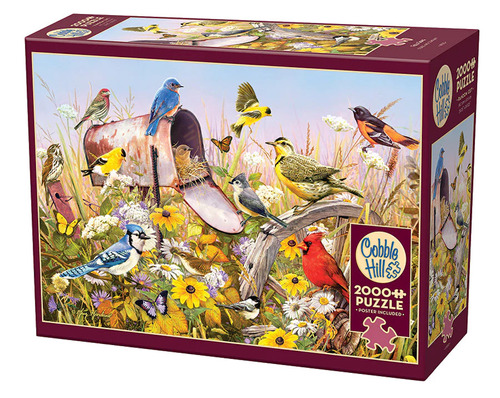 Rompecabezas Pajaros Silvestres 2000 Pz Cobble Hill Flores