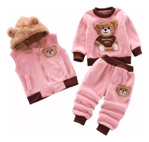 Conjunto De Sudadera Infantil Para Bebés Y Niñas, Ropa Fría